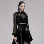 Moonlight Mesh Crop Top - PunkRave