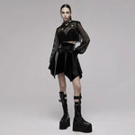 Moonlight Mesh Crop Top - PunkRave