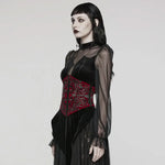 Morrigan Corset (Red) - PunkRave