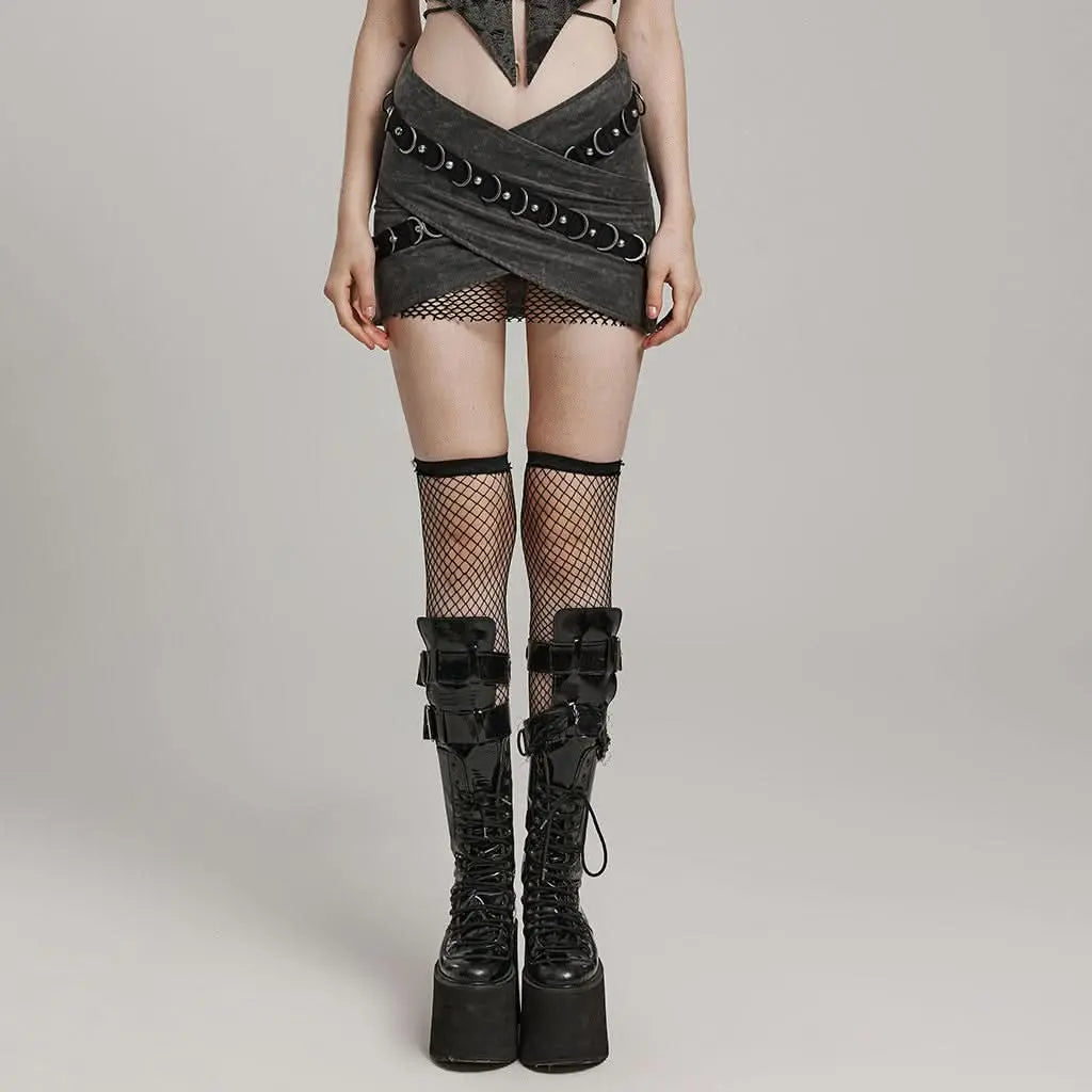 Myst Mini Skirt (Koriand'r) - PunkRave