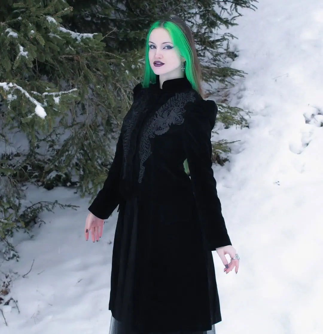 Mysterious Mayhem Coat - Black My Store