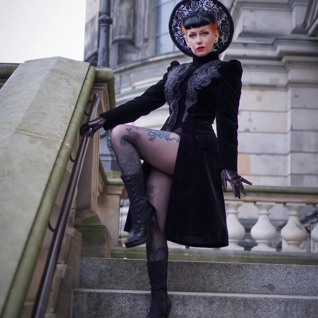 Mysterious Mayhem Coat - Black My Store