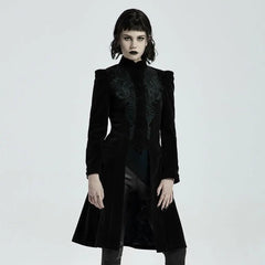 Mysterious Mayhem Coat - Black - PunkRave