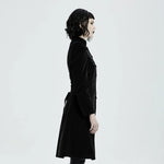 Mysterious Mayhem Coat - Black - PunkRave