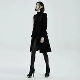 Mysterious Mayhem Coat - Black - PunkRave