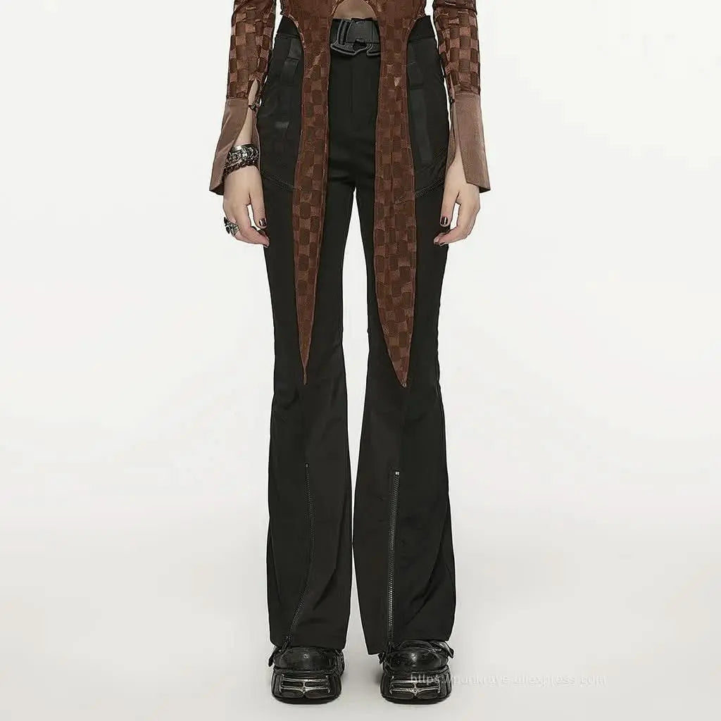 Nancy - Punk Flare Pants - PunkRave