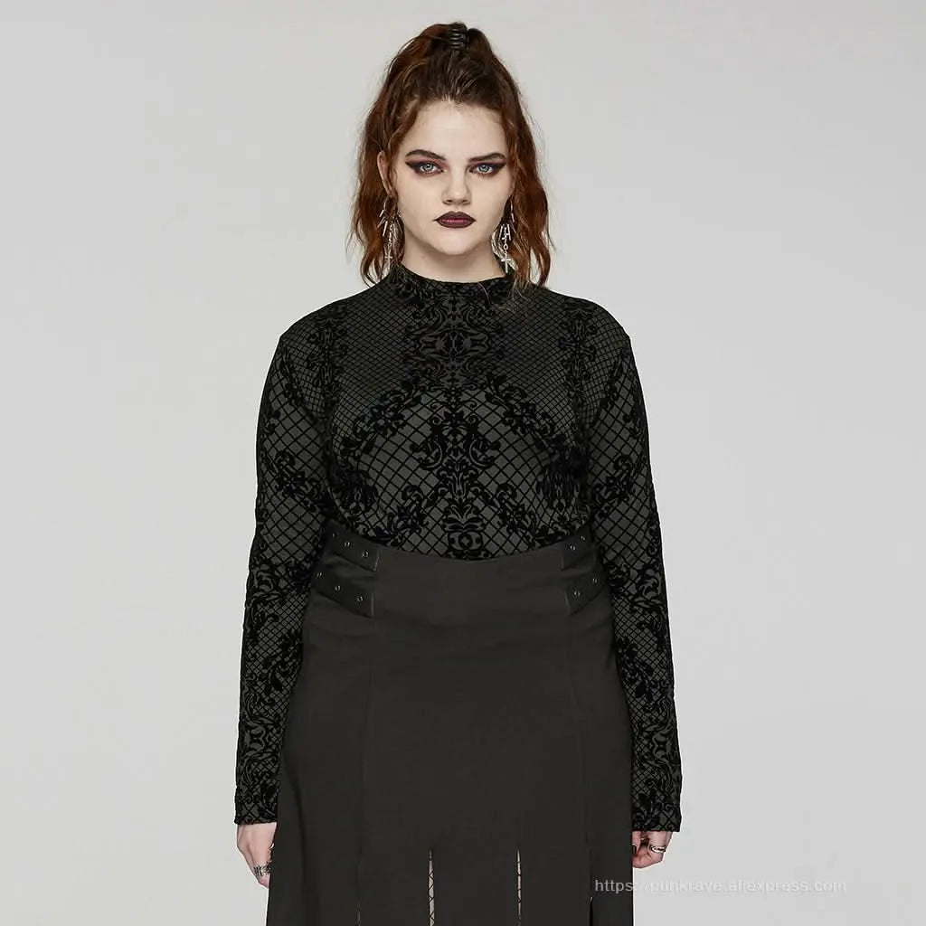 Narcissus Printed Top - PunkRave