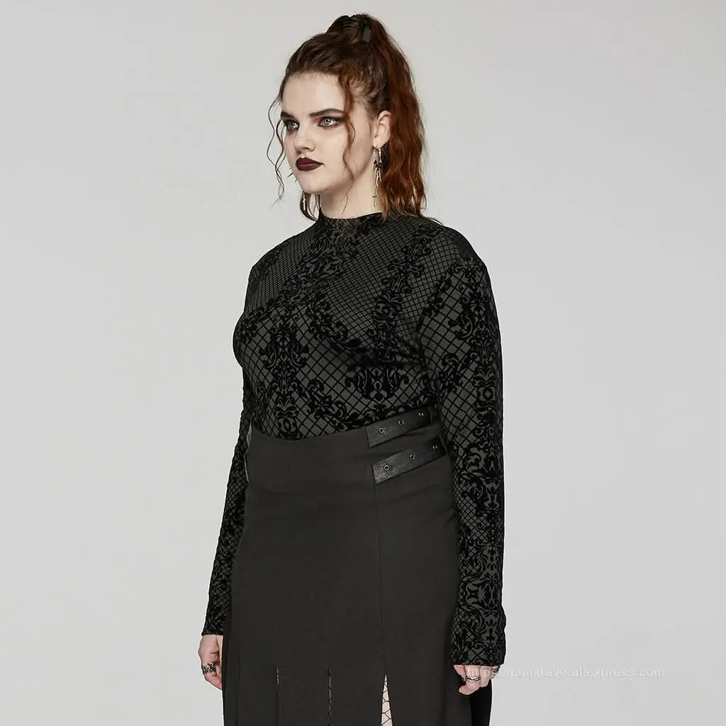 Narcissus Printed Top - PunkRave
