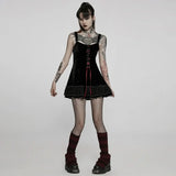 Nausicaa Keyhole Velvet Dress - PunkRave
