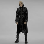 Necroharmonic PU Trench Coat - PunkRave