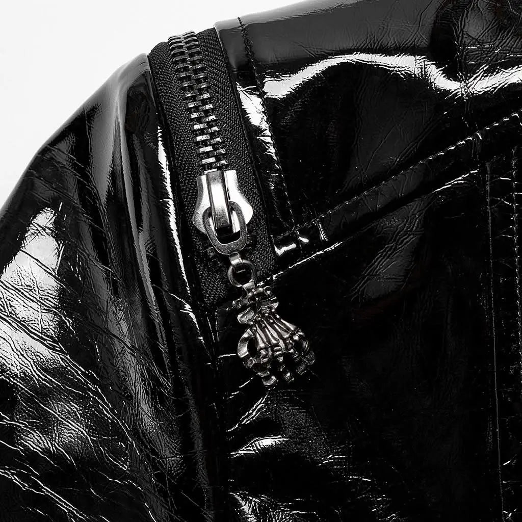 Necroharmonic PU Trench Coat - PunkRave