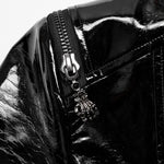 Necroharmonic PU Trench Coat - PunkRave