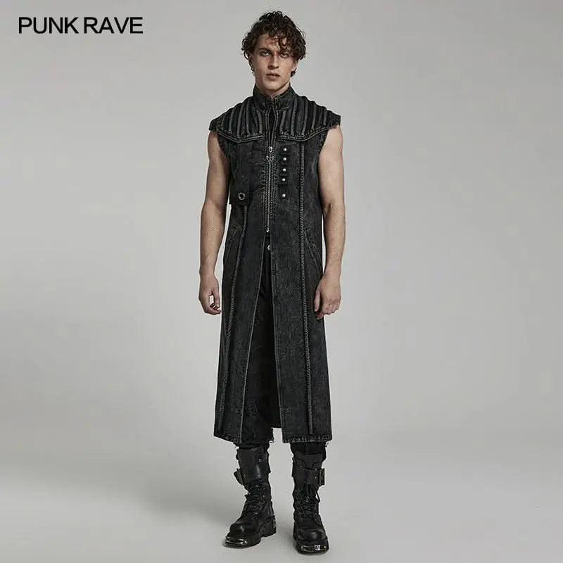 Necropolis Denim Vest - PunkRave
