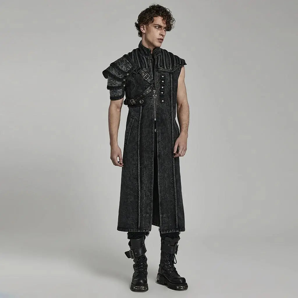 Necropolis Denim Vest - PunkRave