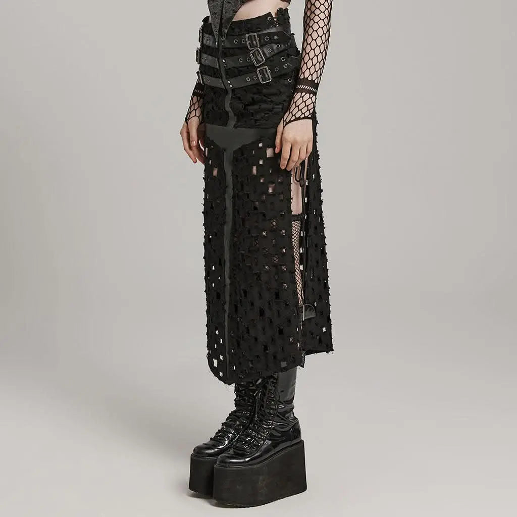 Necropolis Maxi Skirt - PunkRave