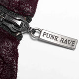 Neo-Punk Gothic Leather Look Coat - Women My Store