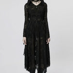 Neon Nightfall Distressed Coat - PunkRave
