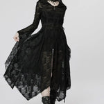 Neon Nightfall Distressed Coat - PunkRave