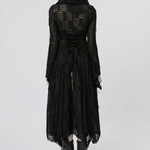 Neon Nightfall Distressed Coat - PunkRave