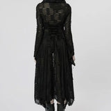 Neon Nightfall Distressed Coat - PunkRave