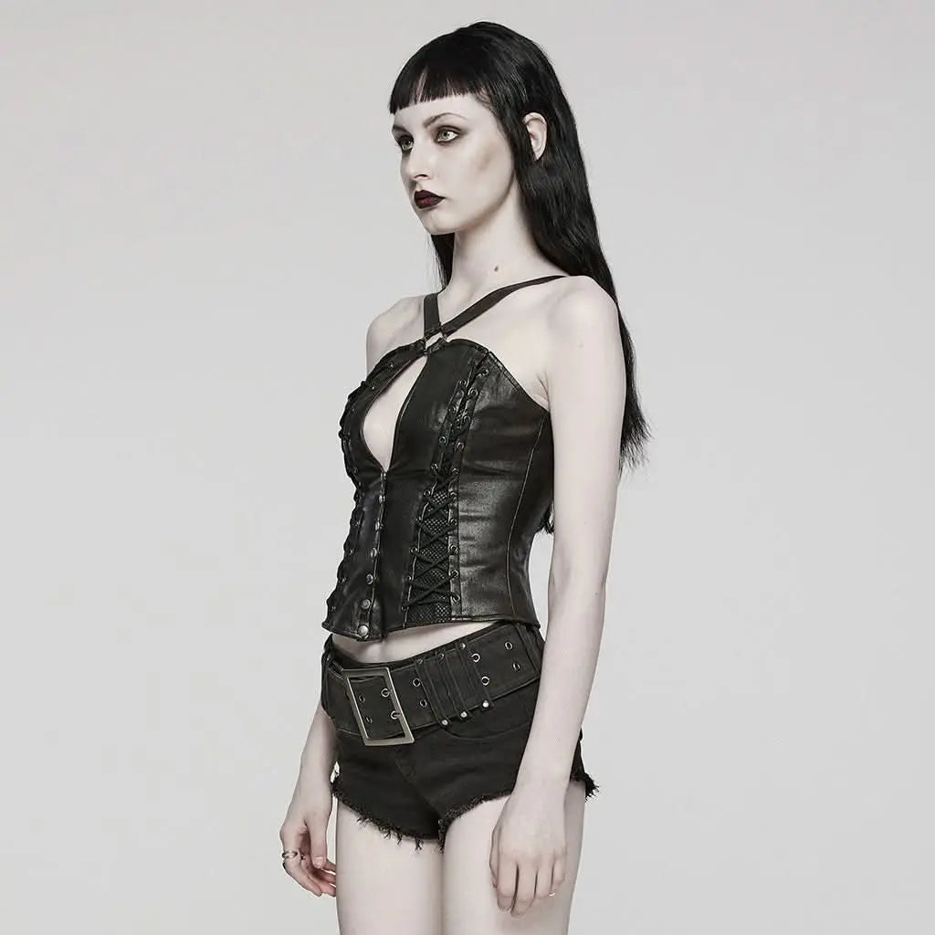 Netherrealm Halterneck Top - PunkRave