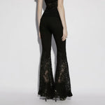 Nightgarden Lace Splice Flared Pants PunkRave