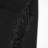 Nightgarden Lace Splice Flared Pants PunkRave