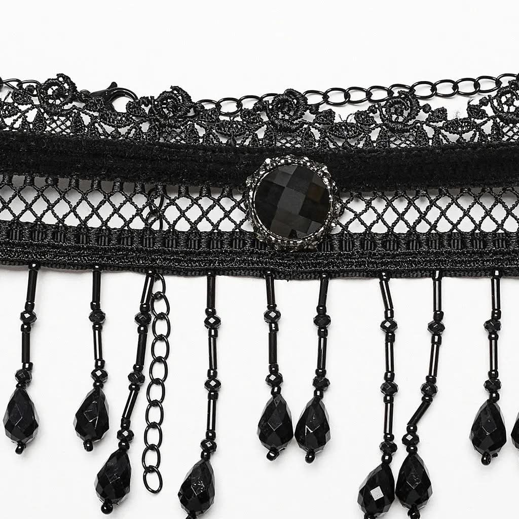 Nightshade - Gothic Bead Choker My Store