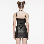 Noir Heroin Mini Dress (Black) My Store