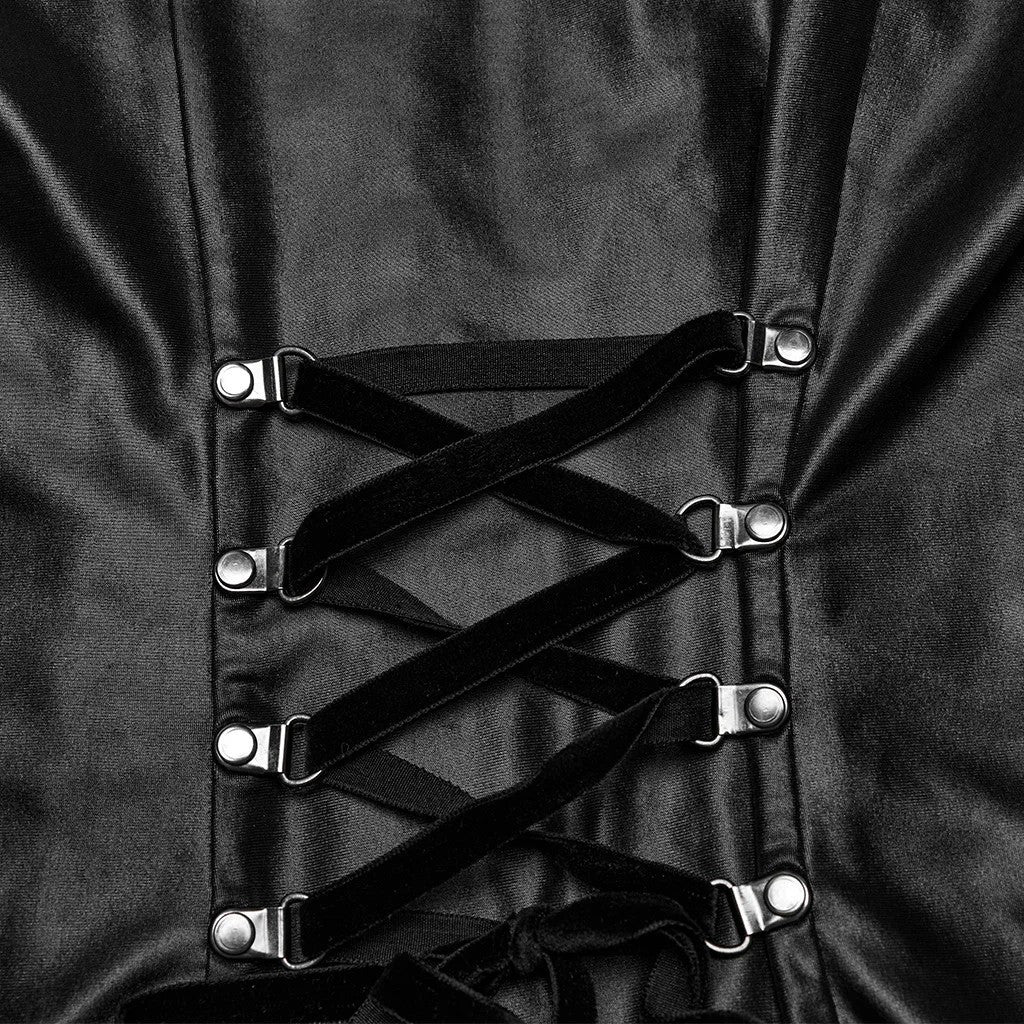 Noir Heroin Mini Dress (Black) My Store