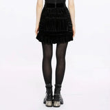 Nosferatu's Enigma - Gothic Mini Skirt - PunkRave