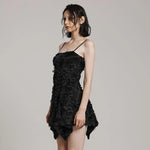 Nyx Distressed Dress (Dark Matter) - PunkRave
