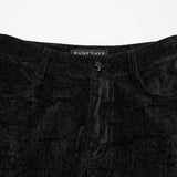 Crestfallen Punk Velvet Flared Bellbottom Pants