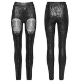 Armand Gothic Lace Cutout Leggings