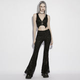 Beltane Gothic Lace Flared Pants