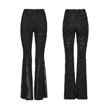 Beltane Gothic Lace Flared Pants