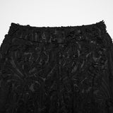 Beltane Gothic Lace Flared Pants