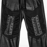 Claviceps Punk Cyber Lace-Up Mesh Leggings