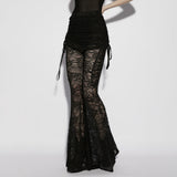Hauyne Gothic Lace Mesh Pants