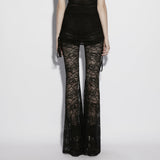 Hauyne Gothic Lace Mesh Pants