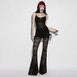 Hauyne Gothic Lace Mesh Pants