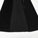 Locust Gothic Lace Velvet Flared Pants