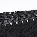 Reliquary Punk Lace Lace-Up Shorts