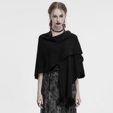 Clothilde Gothic Wool Witchy Shawl