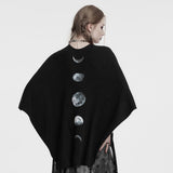 Clothilde Gothic Wool Witchy Shawl