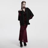 Clothilde Gothic Wool Witchy Shawl