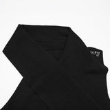 Claudine Women's Gothic One-Shoulder Top in Black