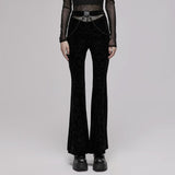 Gravebloom Velvet Pants - PunkRave