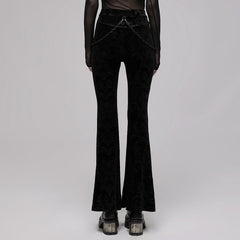 Gravebloom Velvet Pants - PunkRave