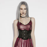 Obscura Waist Cincher Ombre Gothic Corset